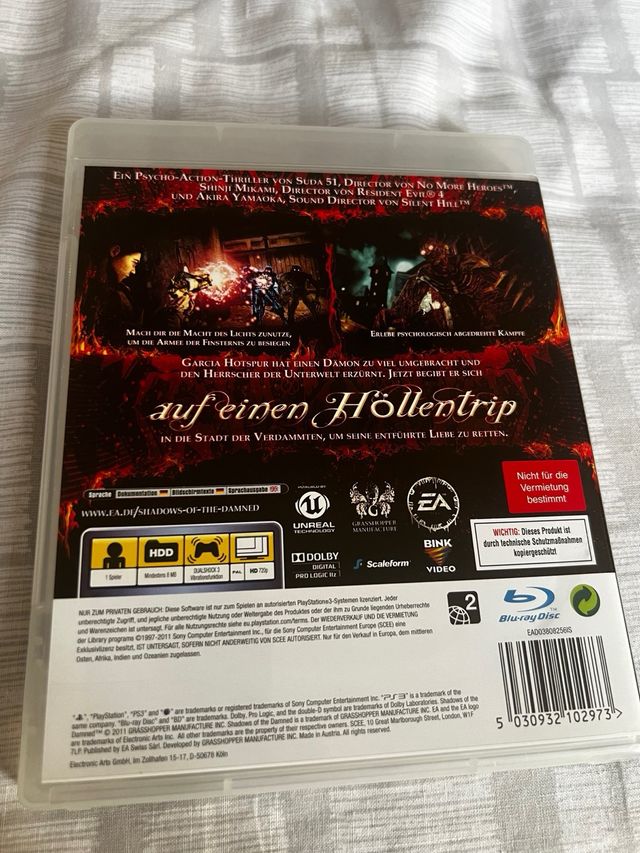 Shadow of the damned ps3