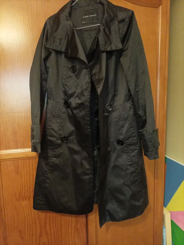 Gabardina Zara Negra