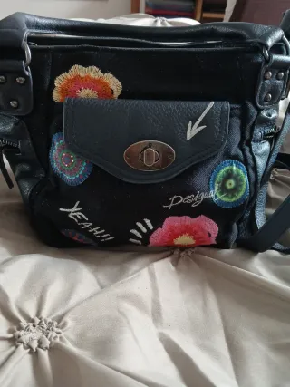 Bolso Desigual azul y multicolor