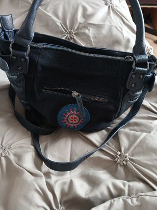Bolso Desigual azul y multicolor