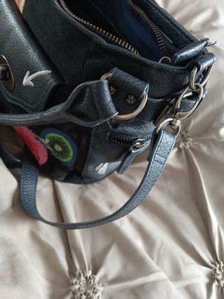 Bolso Desigual azul y multicolor