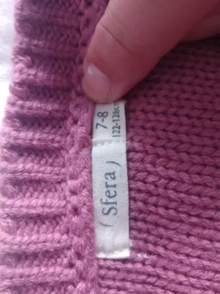 Rebeca de punto con rayas