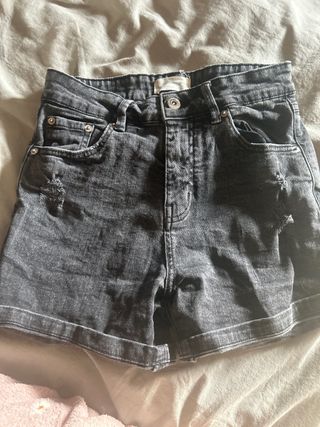 Pantalón corto vaquero negro S