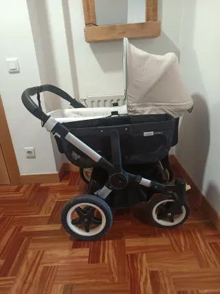 Carrito bebé hermanos seguidos