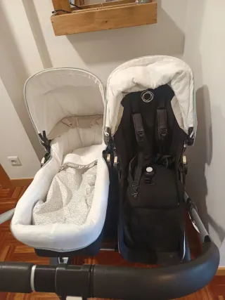 Carrito bebé hermanos seguidos