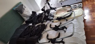 Carrito bebé hermanos seguidos