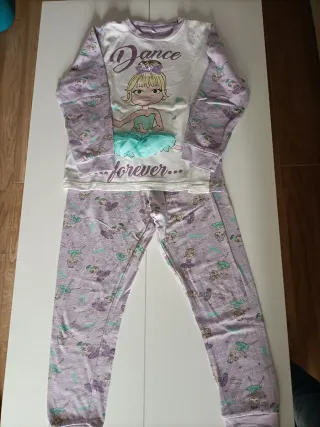Set pigiami bambina 4-5 anni unicorno ballerina