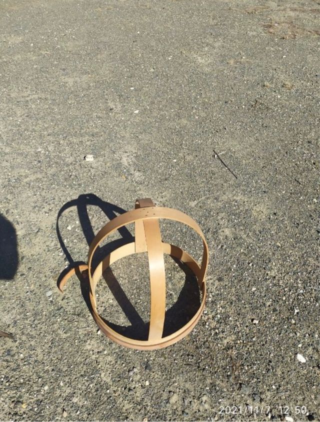 Vecchio telaio in legno