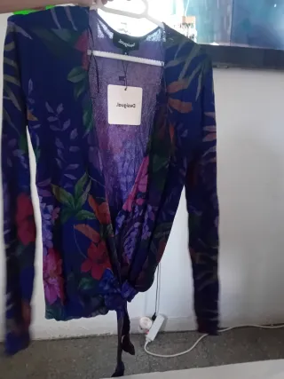 Cardigan Desigual floral talla S xs m  xl