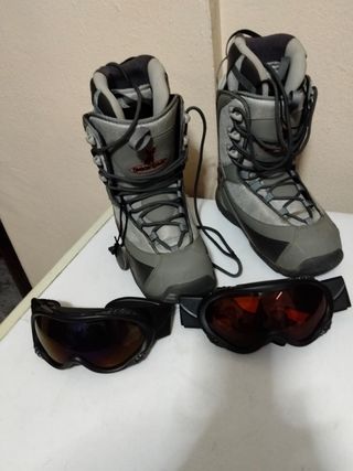 Botas y Gafas Nieve