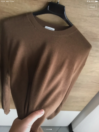 Maglione PAROSH marrone xs lana e cashmere