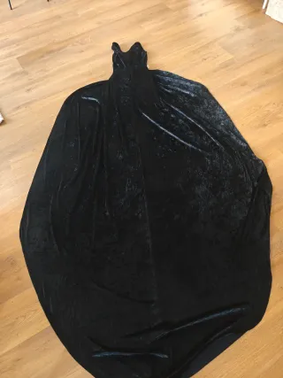 Vestido negro terciopelo para fotos