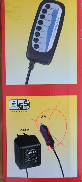 Esterilla Masaje  3 Zonas