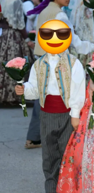 Traje Fallero Niño Talla 3-4 años