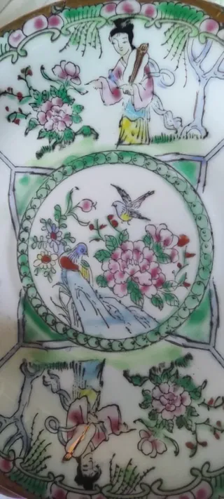 Set 2 Tazze Porcellana Cina Vintage