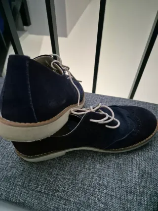 Zapatos comunión niño azul T.36