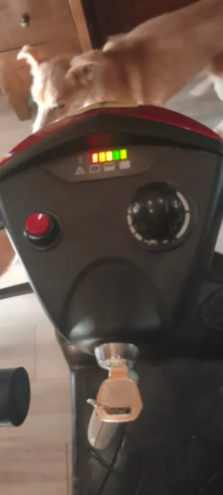 Scooter total care ,movilidad 4 ruedas rojo