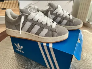 Adidas Campus 80s Gris/Blanco Talla 41.5