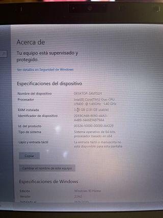 Toshiba Portégé R600-11B Ordenador Portátil