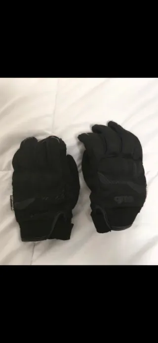 Guantes de moto negros con protección XL
