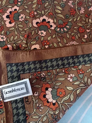 Fazzoletto Versace Seta 32x32cm Multicolor