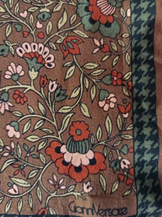 Fazzoletto Versace Seta 32x32cm Multicolor