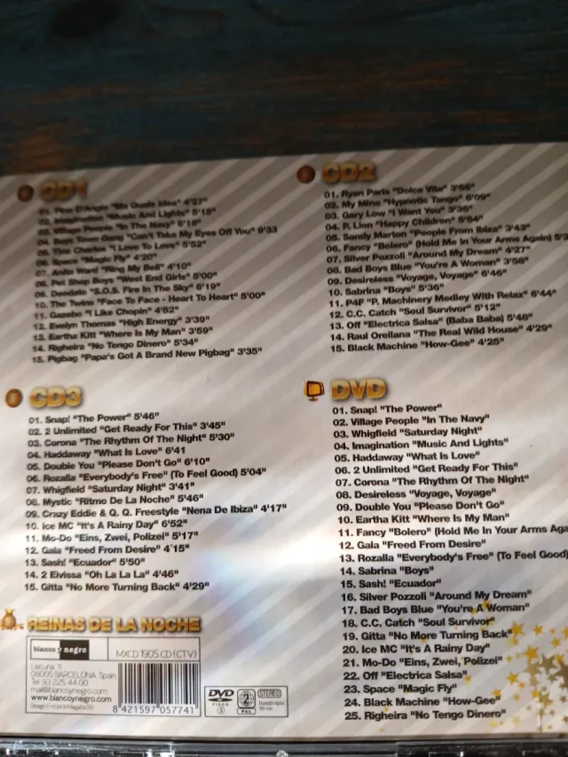 7 CDs + 1 DVD Dance Electrónica