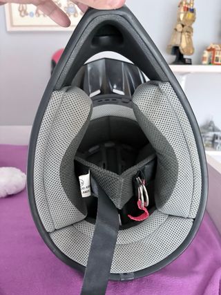 Casco Motocross Diseño Calavera Talla S