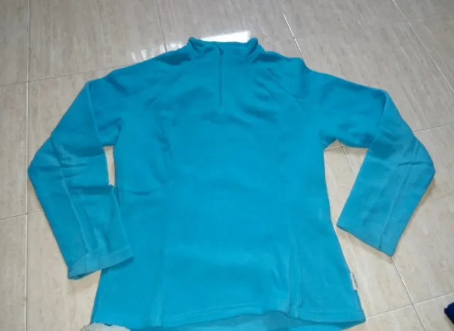 Polar Quechua Azul Media Cremallera