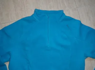 Polar Quechua Azul Media Cremallera