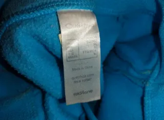 Polar Quechua Azul Media Cremallera