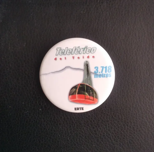 Distintivo commemorativo del Teleférico del Teide 3.718m, età 90 anni