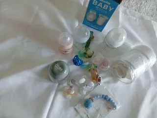 Lote Biberones, Chupetes y Pinzas