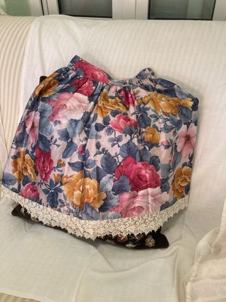 Conjunto Blusa y Falda Talla 7 Floral