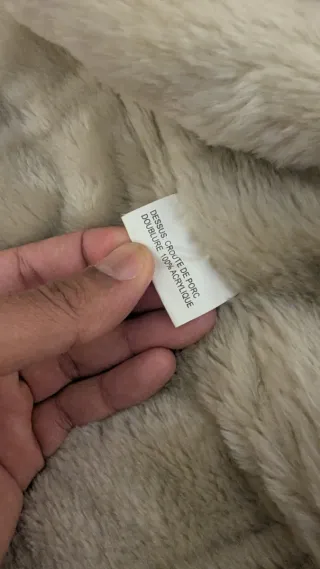 Chaqueta aviador piel forro beige