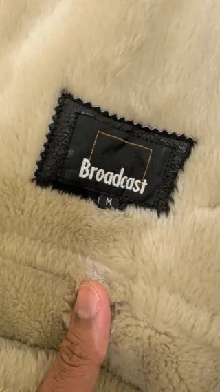 Chaqueta aviador piel forro beige