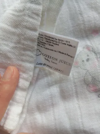 Muselina grande ositos 100% algodón