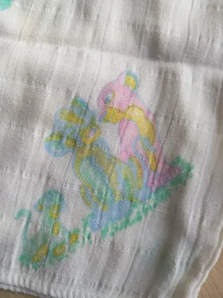 Muselina grande ositos 100% algodón