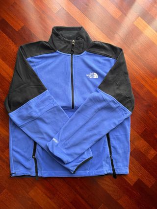 Pile The North Face Azzurro Nero Taglia M