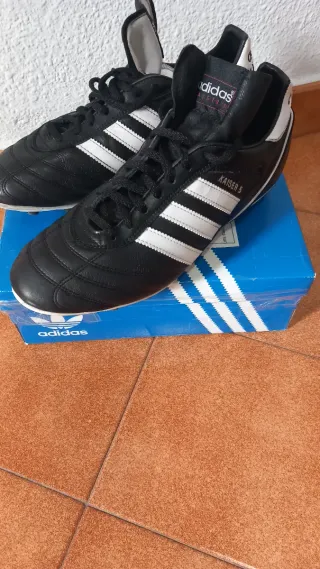 Botas de fútbol Adidas Kaiser 5 Negras