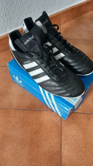 Botas de fútbol Adidas Kaiser 5 Negras
