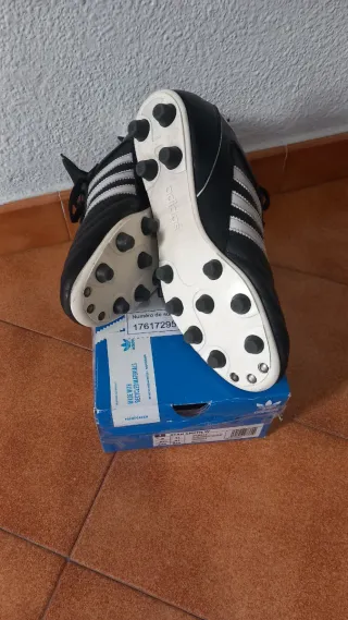 Botas de fútbol Adidas Kaiser 5 Negras