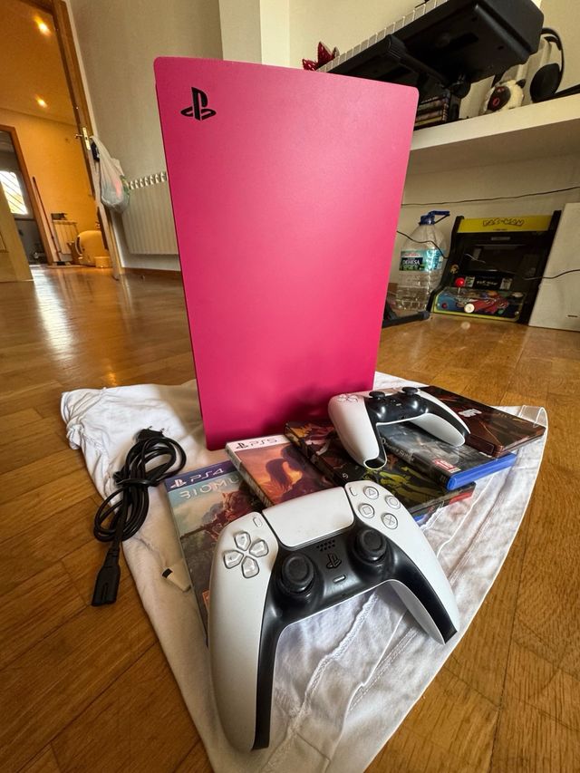 Playstation 5 Rosa + Juego + Control