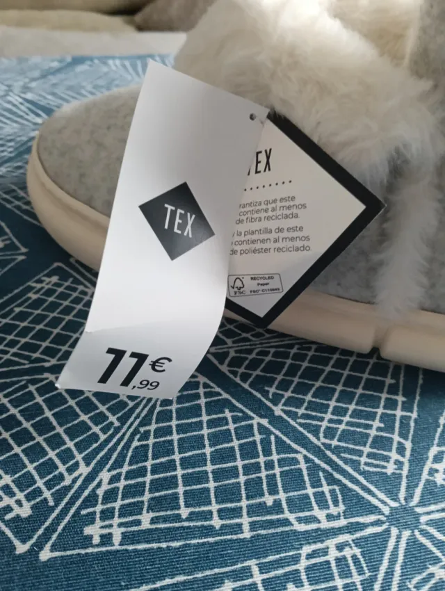 Botas calentitas grises talla 36-37