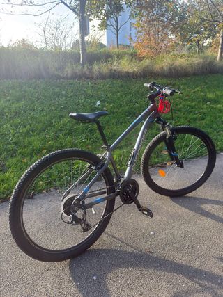 Bicicleta Rockrider Gris