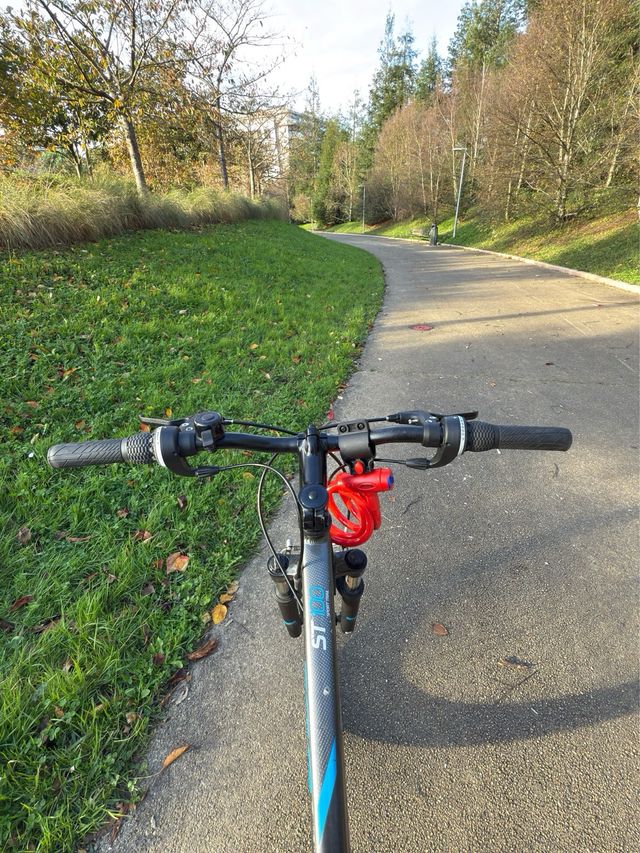 Bicicleta Rockrider Gris