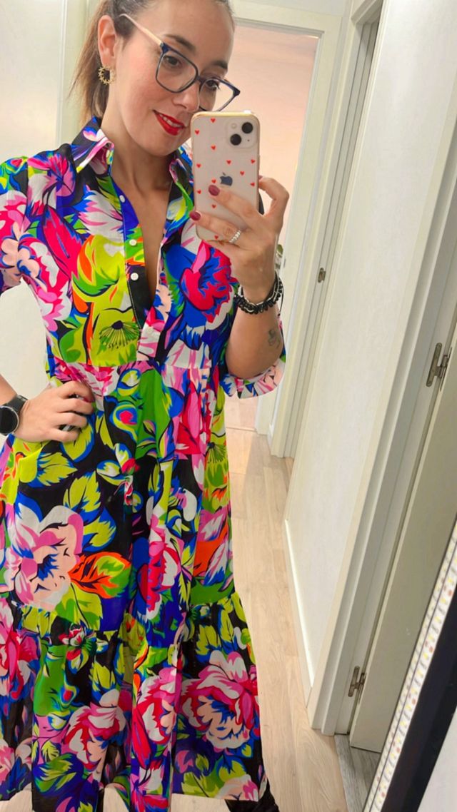 Vestido estampado floral
