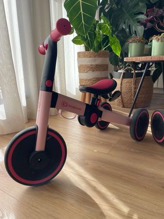 2 Triciclos Kinderkraft 4TRIKE Bici Evolutiva Rosa