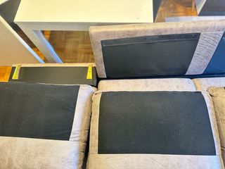 Sofá cama modular gris