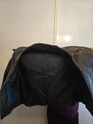 Chaqueta de cuero moto años 60